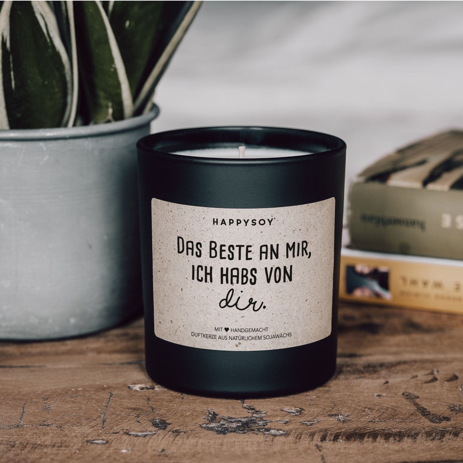Duftkerze 220g - Das Beste an mir, ich hab's von dir