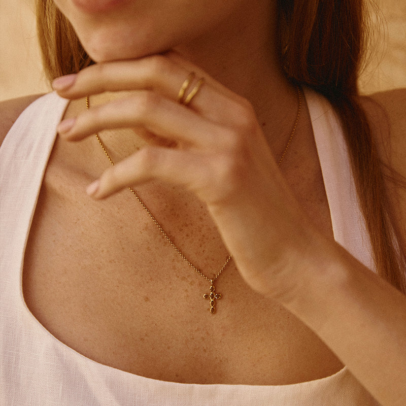 Kette Nexa olive - gold