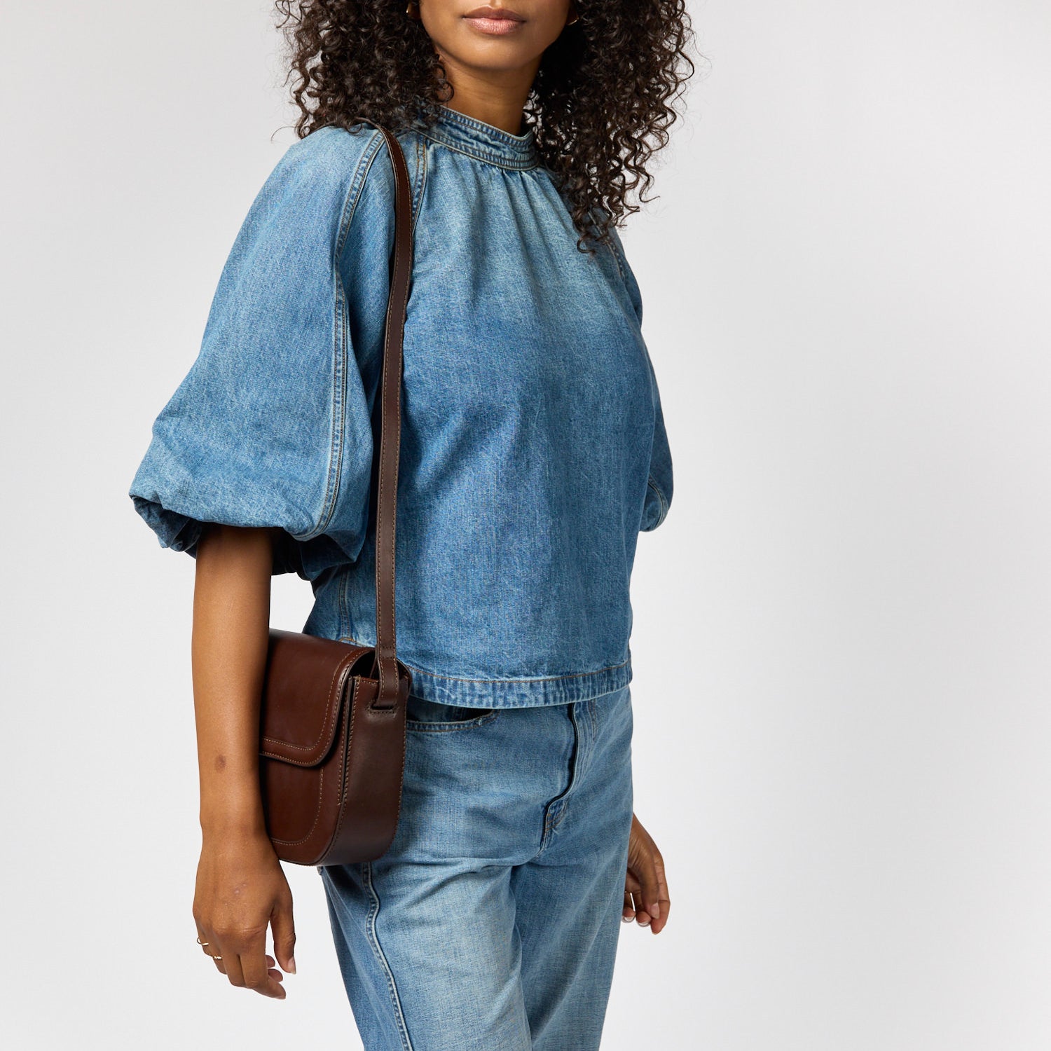Nina Tasche - Leder Chocolate