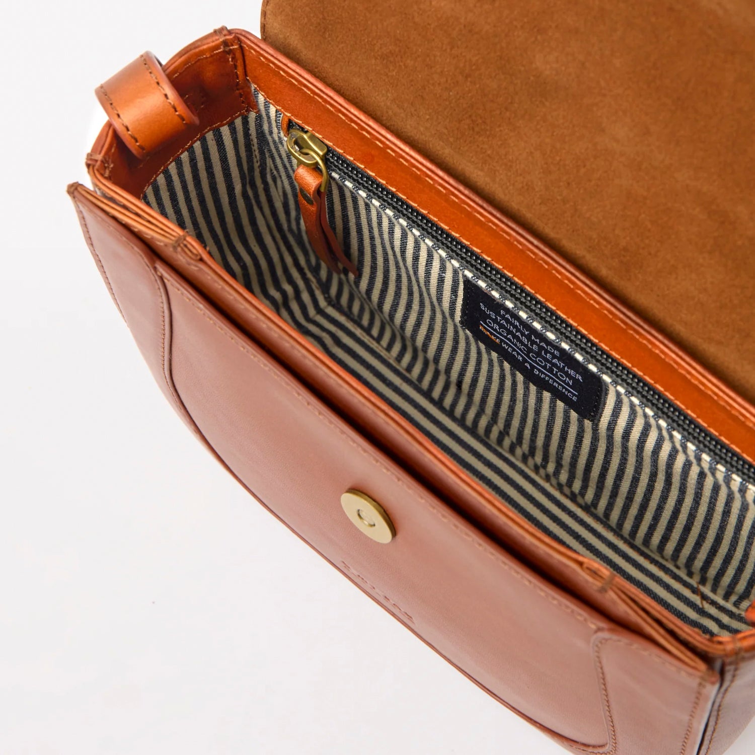 Nina Tasche - Leder Cognac