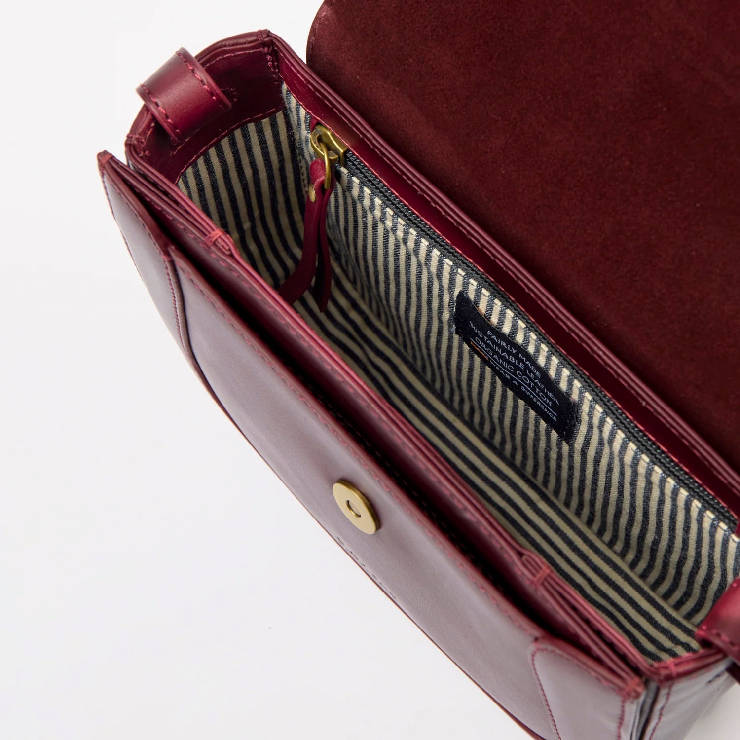 Nina Tasche - Leder Dark Cherry