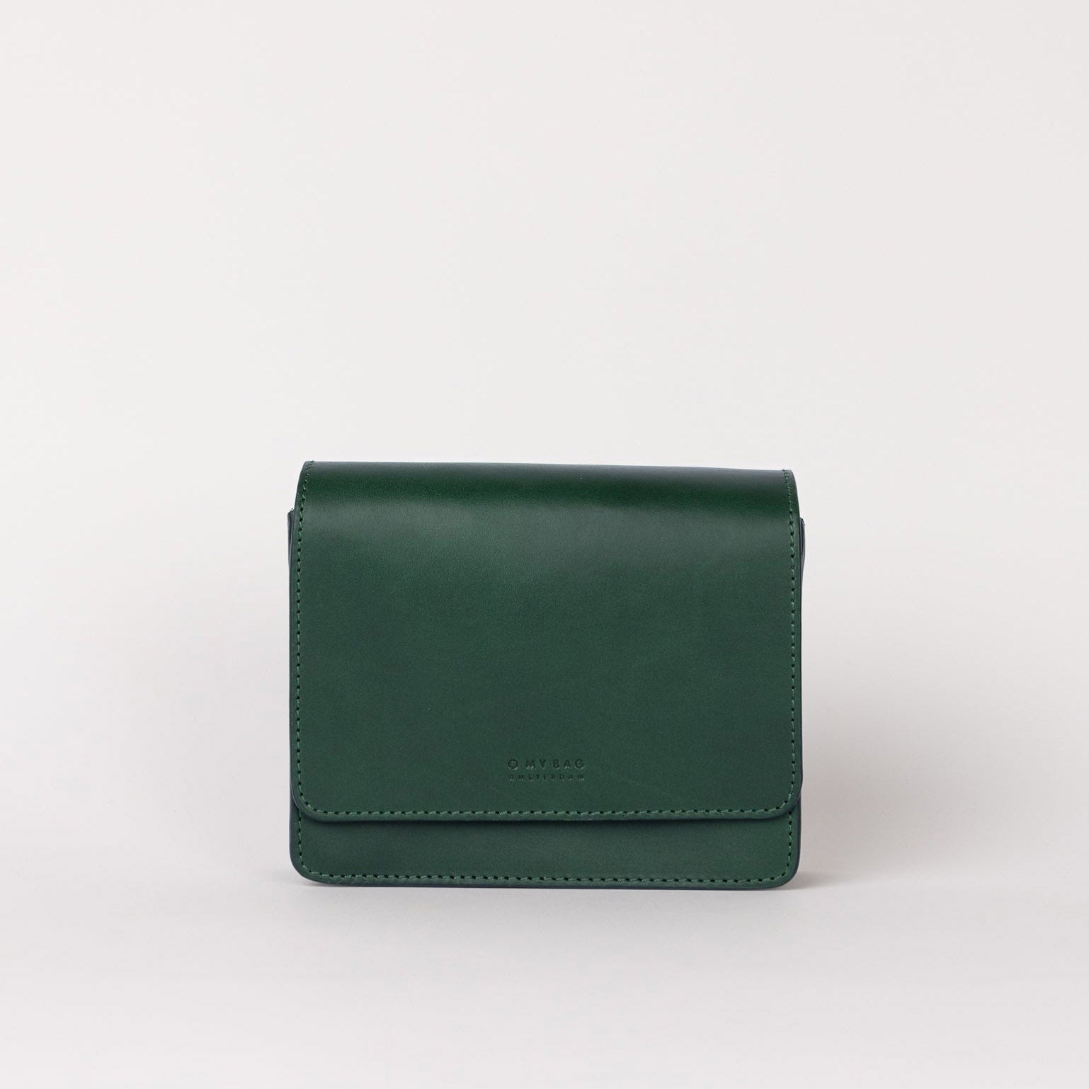 Audrey Mini Tasche - Leder Tannengrün mit 2 Straps