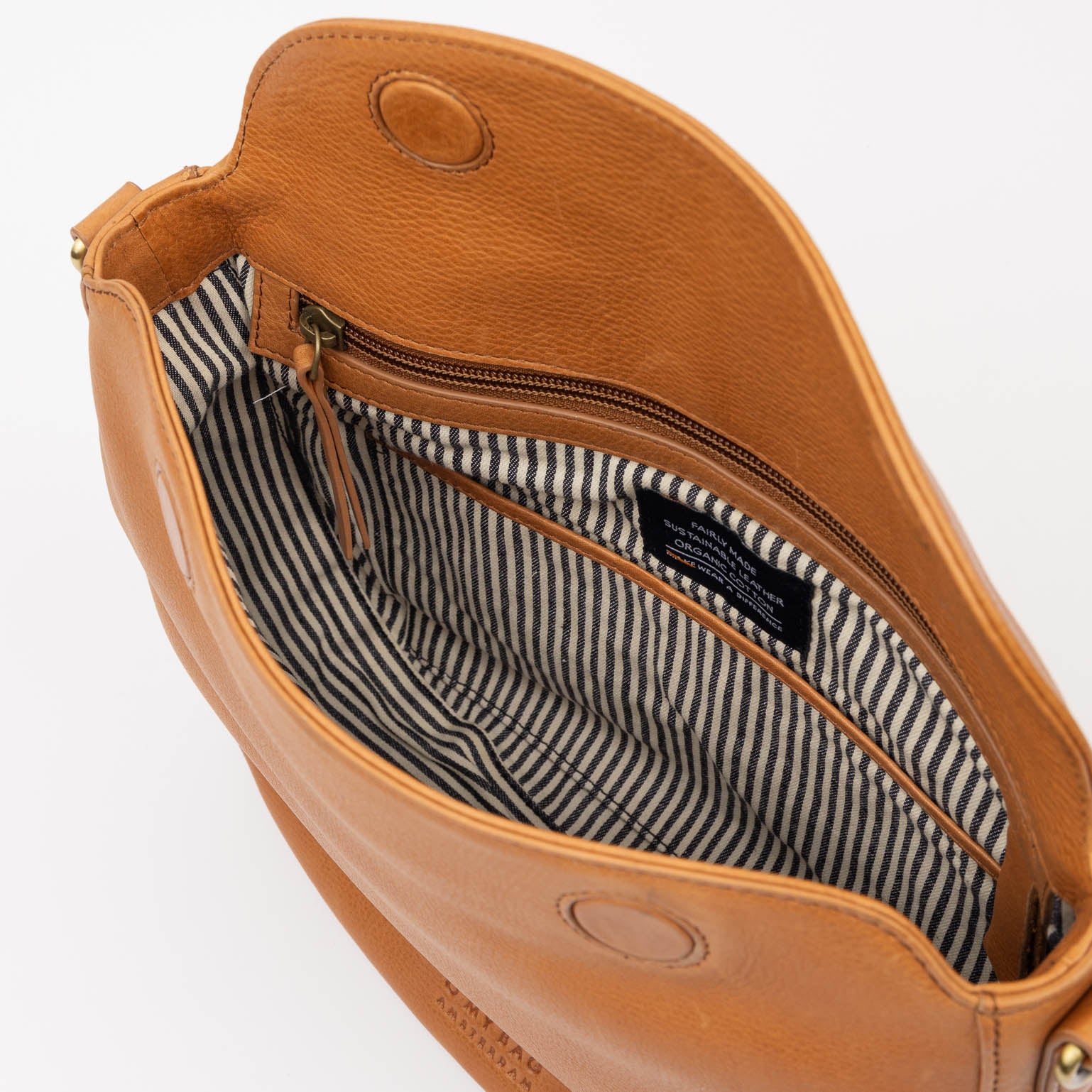 Lana Tasche - Leder Cognac mit zwei Straps