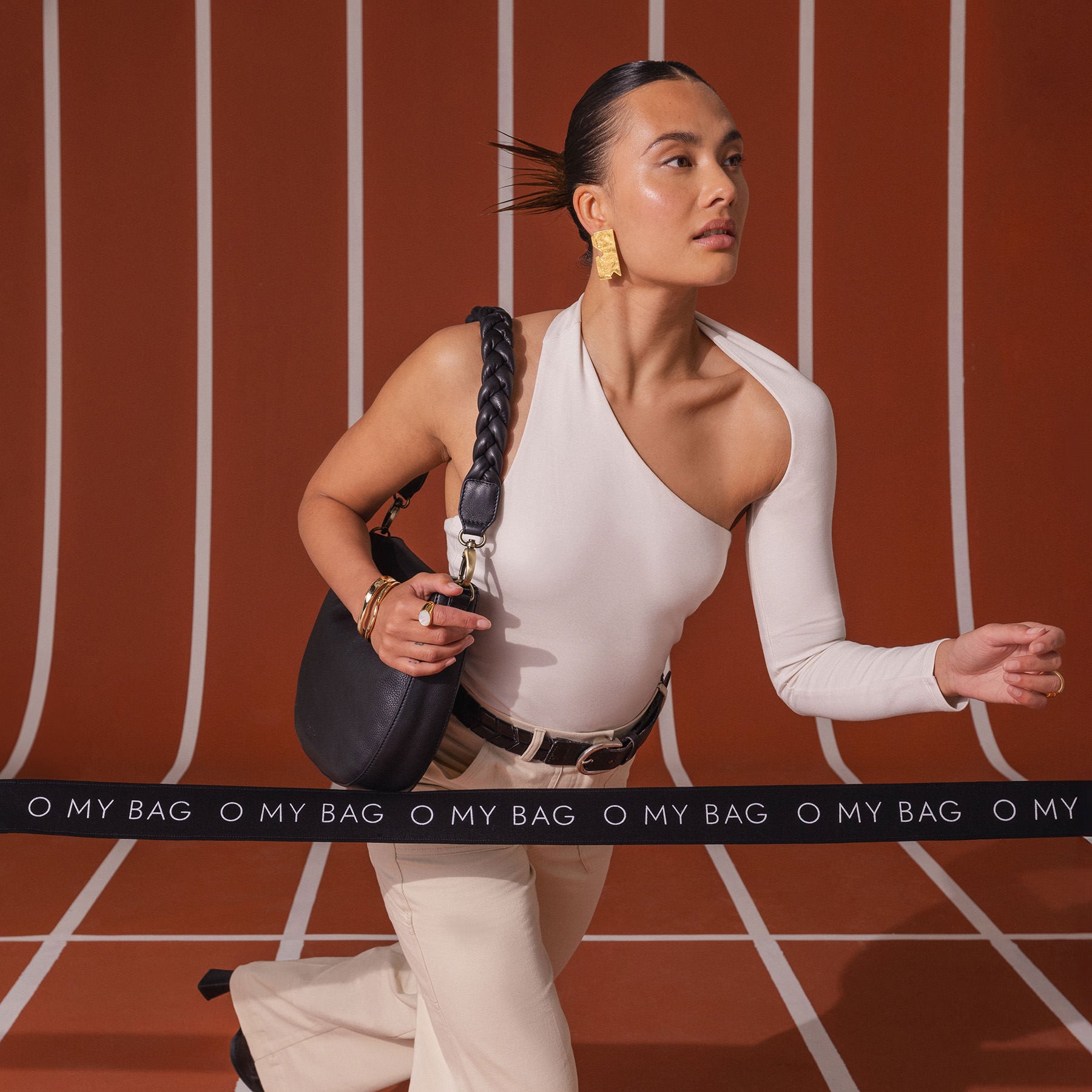 Lana Tasche - Leder Schwarz mit 2 Straps