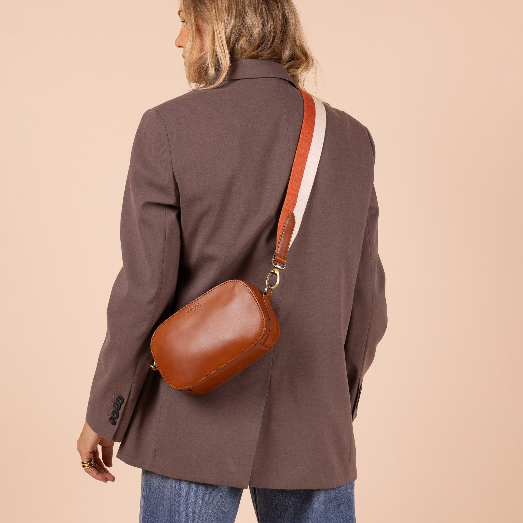 Maya Tasche - Leder Cognac