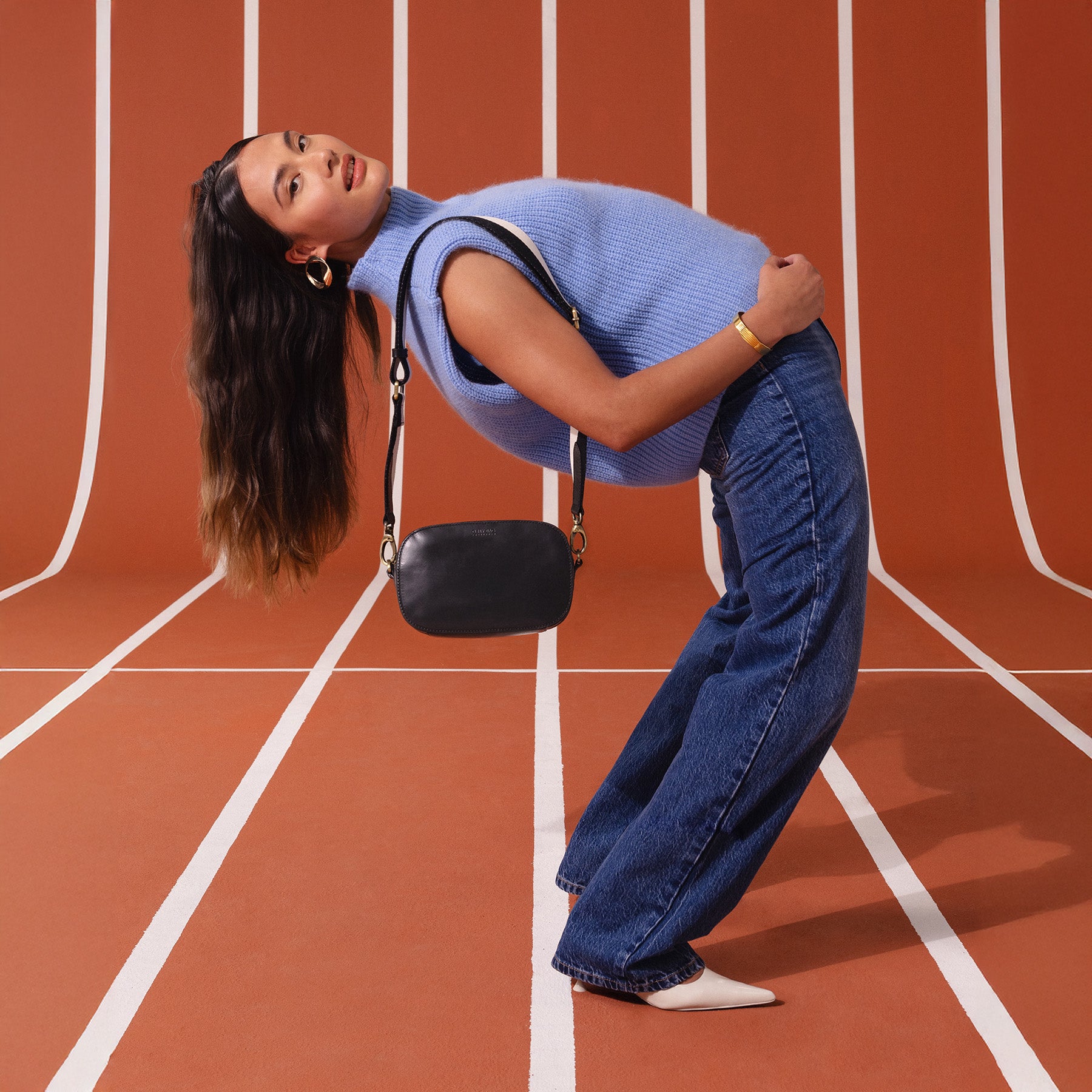 Maya Tasche - Leder Schwarz