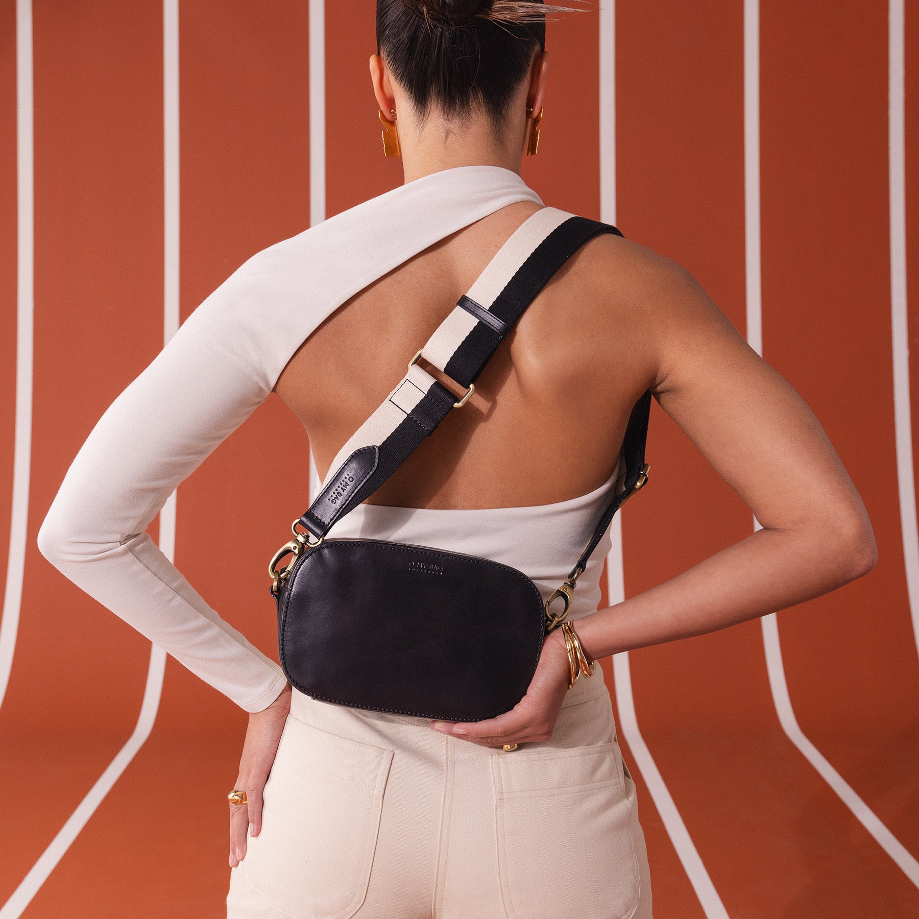 Maya Tasche - Leder Schwarz