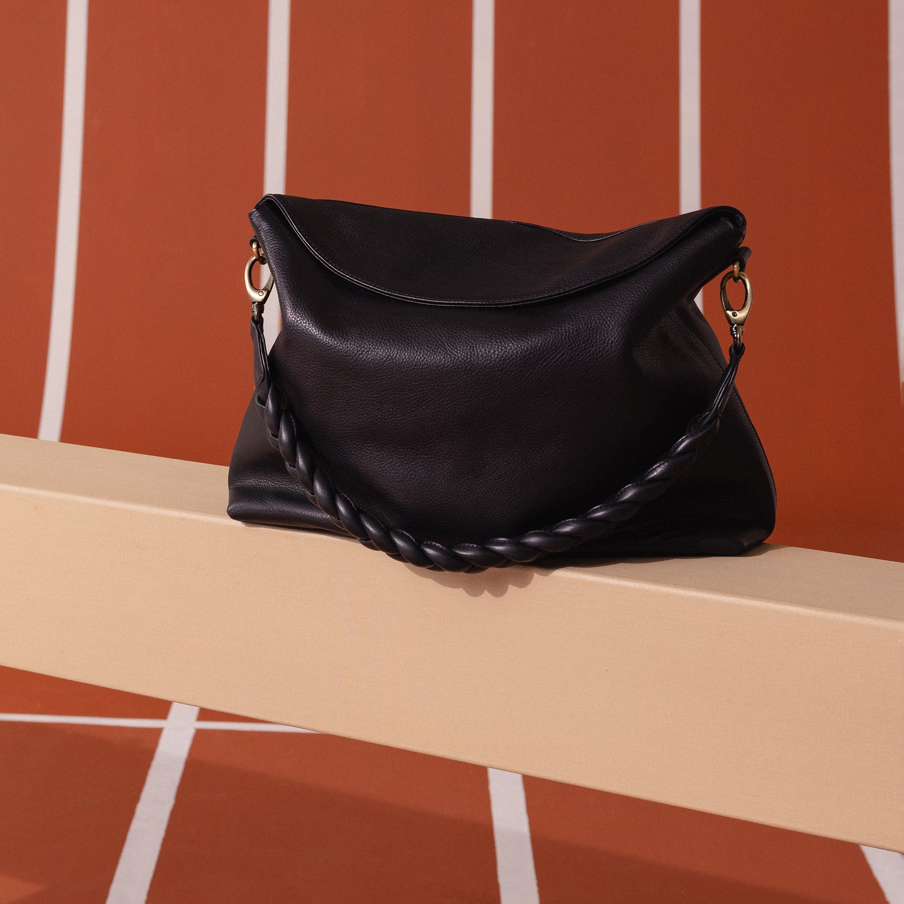 Sienna Tasche - Leder Schwarz