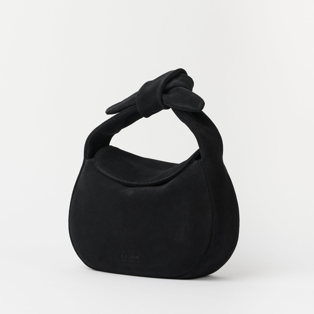 Coco Croissant Tasche - Schwarz Suède