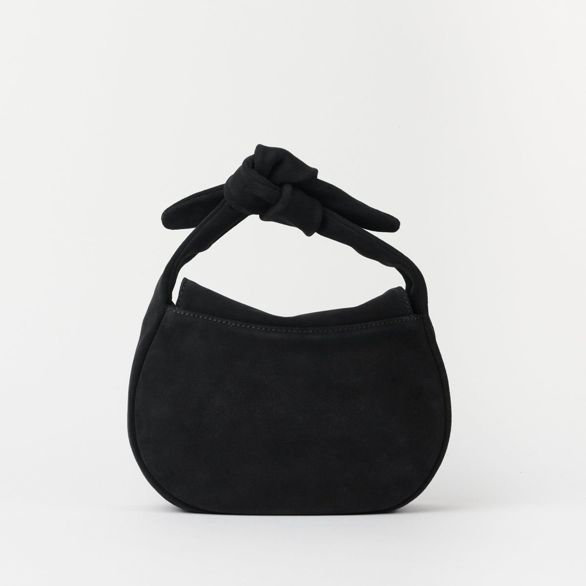 Coco Croissant Tasche - Schwarz Suède