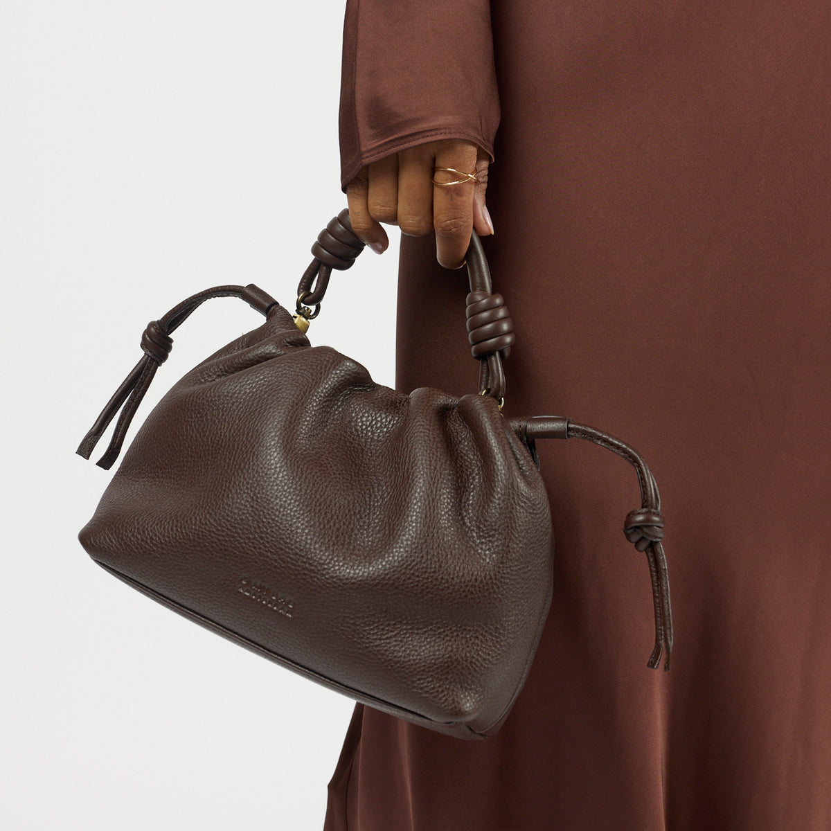 Kiki Mini Tasche - Leder Chocolate