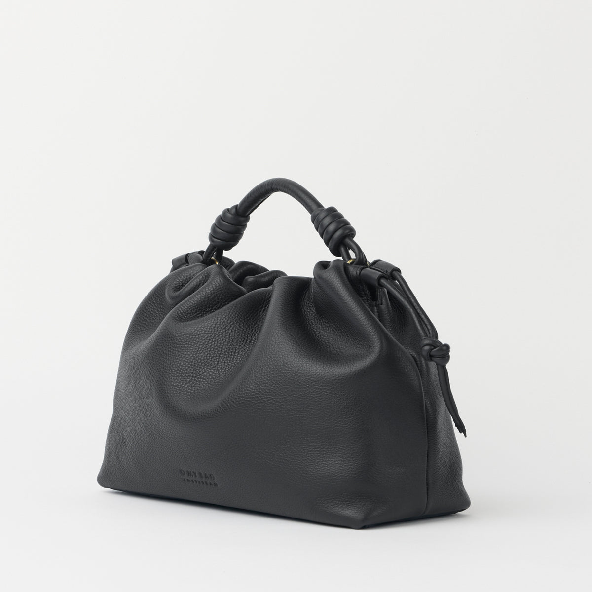 Kiki Midi Tasche - Leder Schwarz