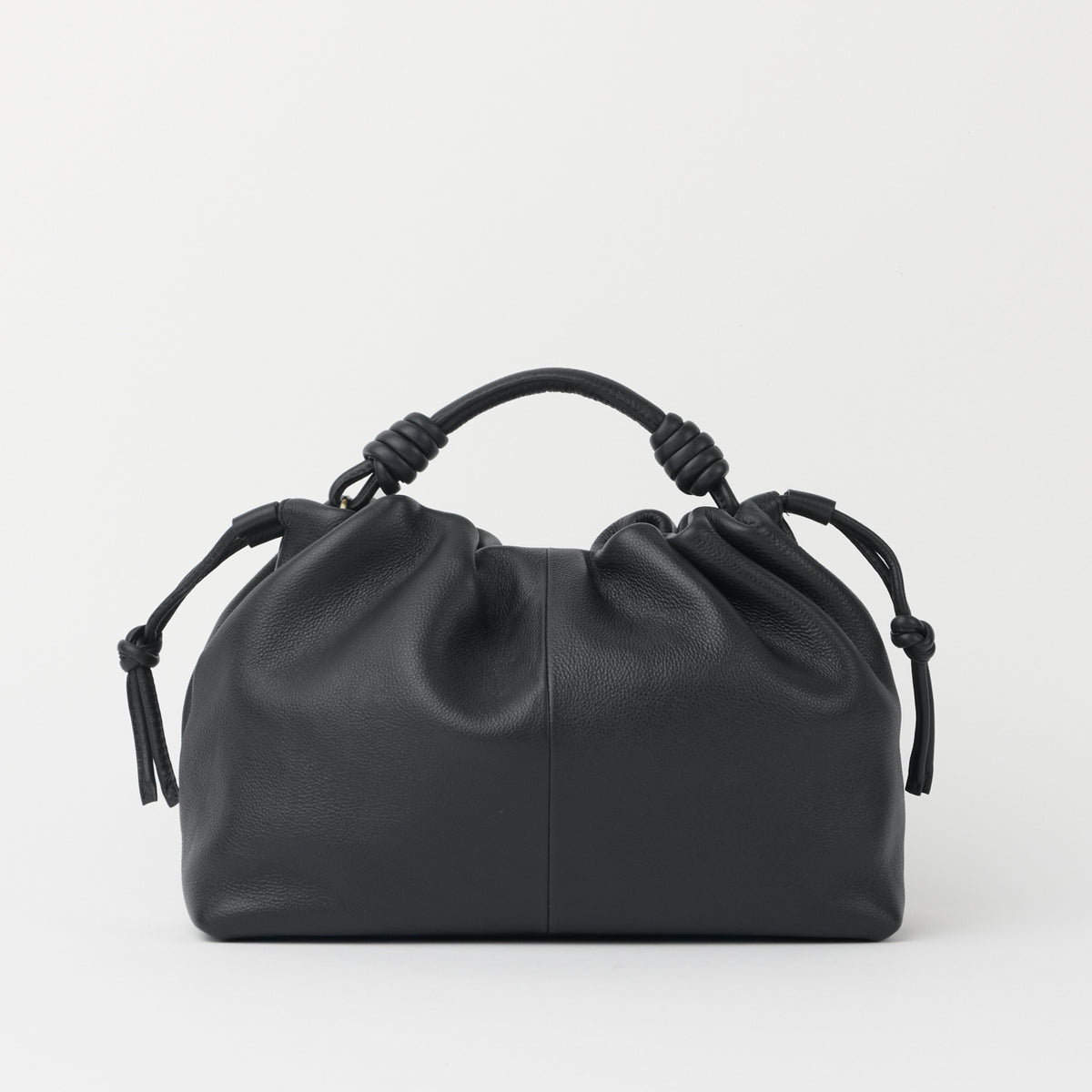 Kiki Midi Tasche - Leder Schwarz