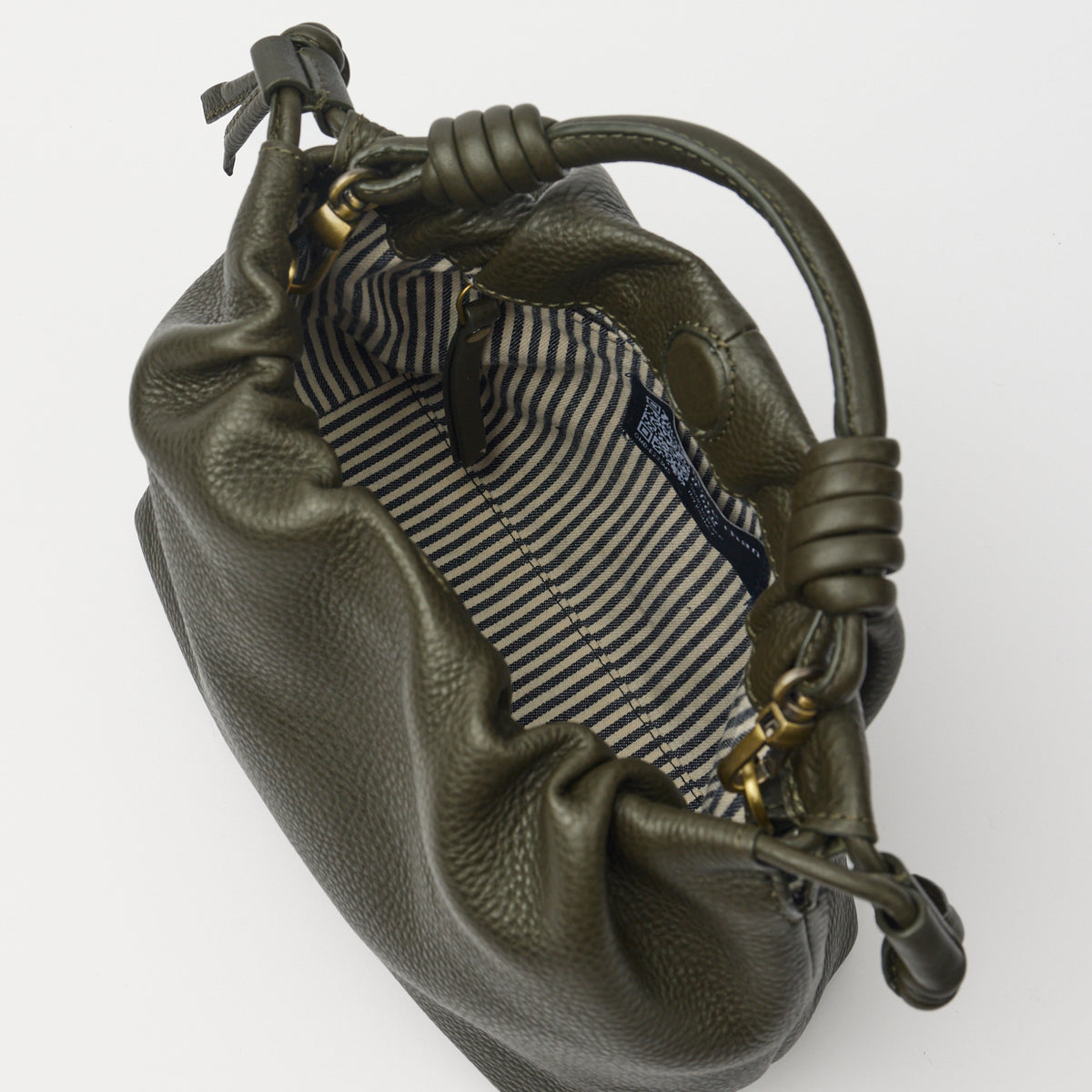 Kiki Mini Tasche - Leder Moss