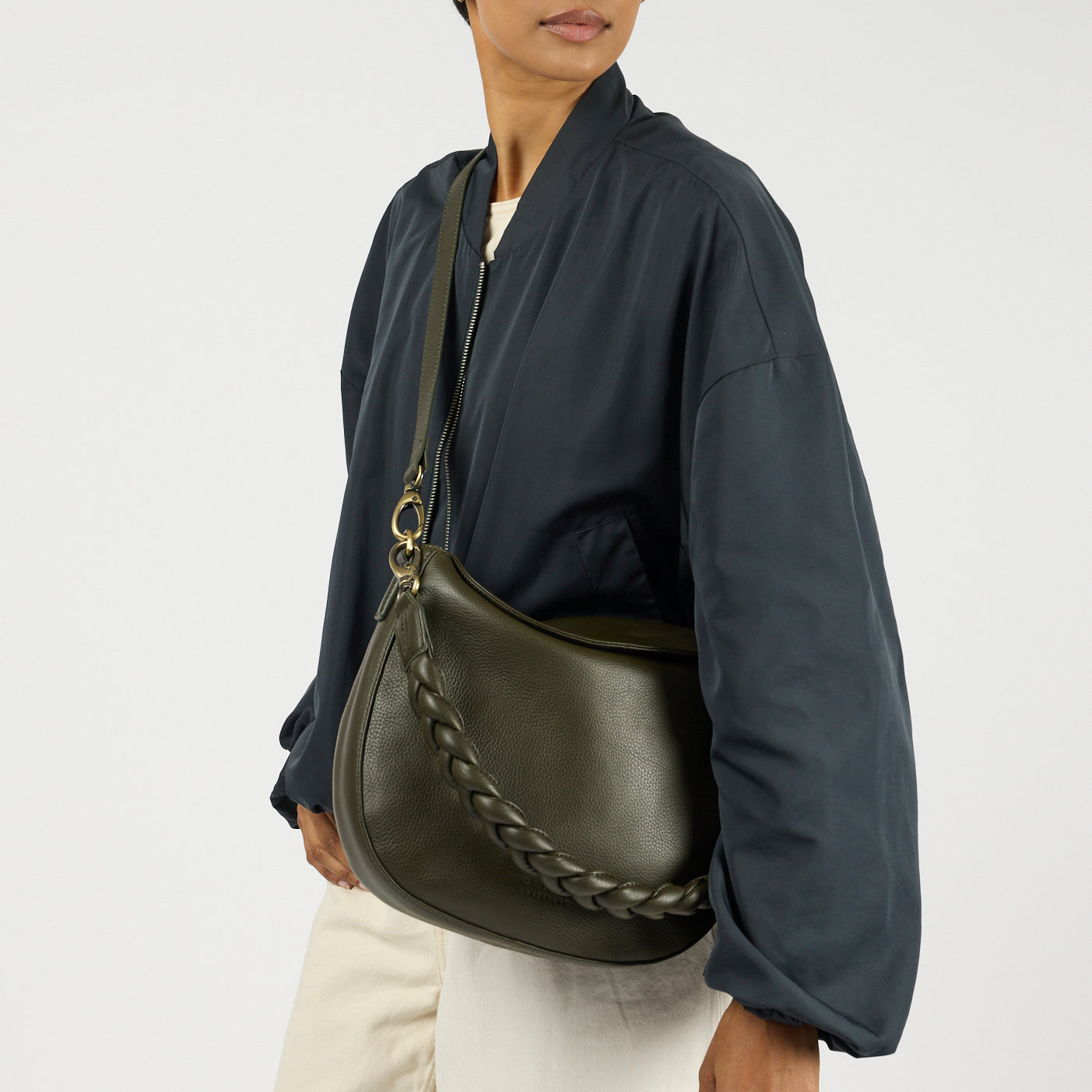 Lana Tasche - Leder Moss mit 2 Straps