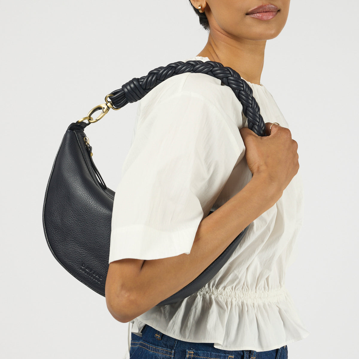 Leo Tasche - Leder Universe Blue mit 2 Straps