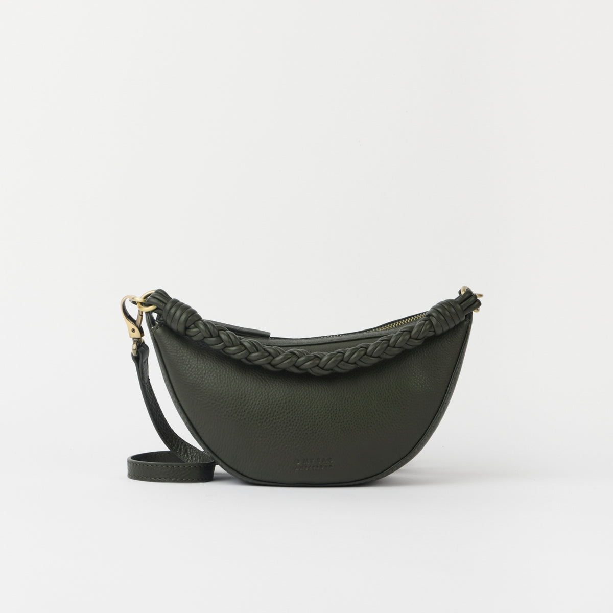 Leo Mini Tasche - Leder Moss mit 2 Straps