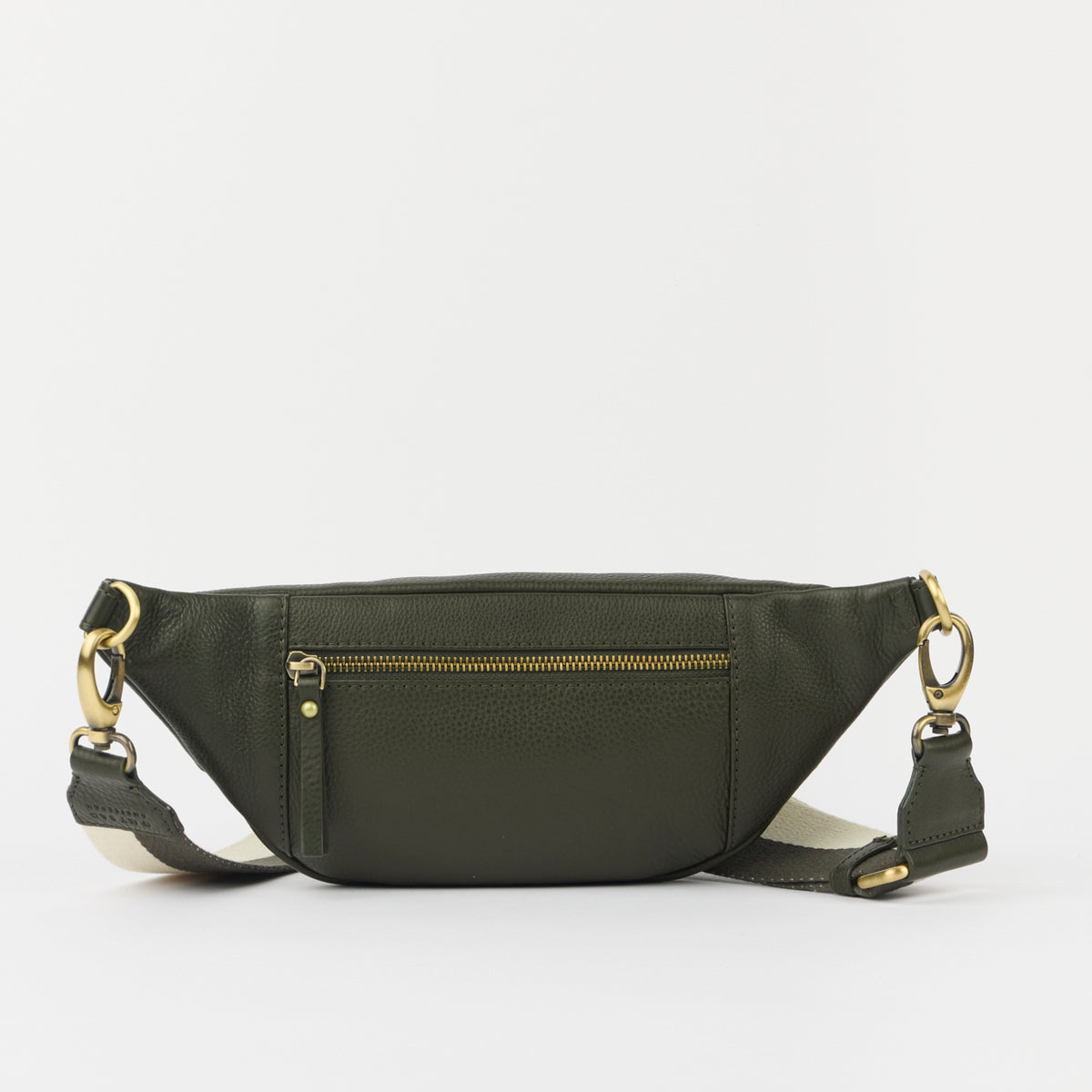 Niko Bauchtasche - Leder Moss
