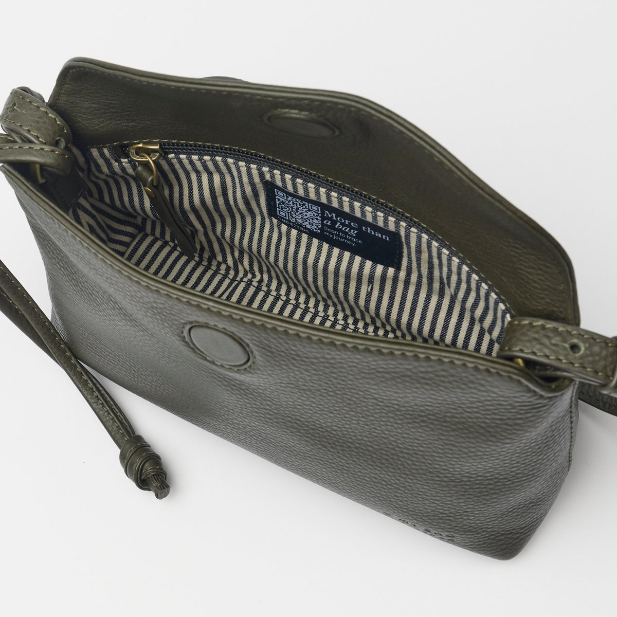 Sienna mini Handtasche - Leder Moss