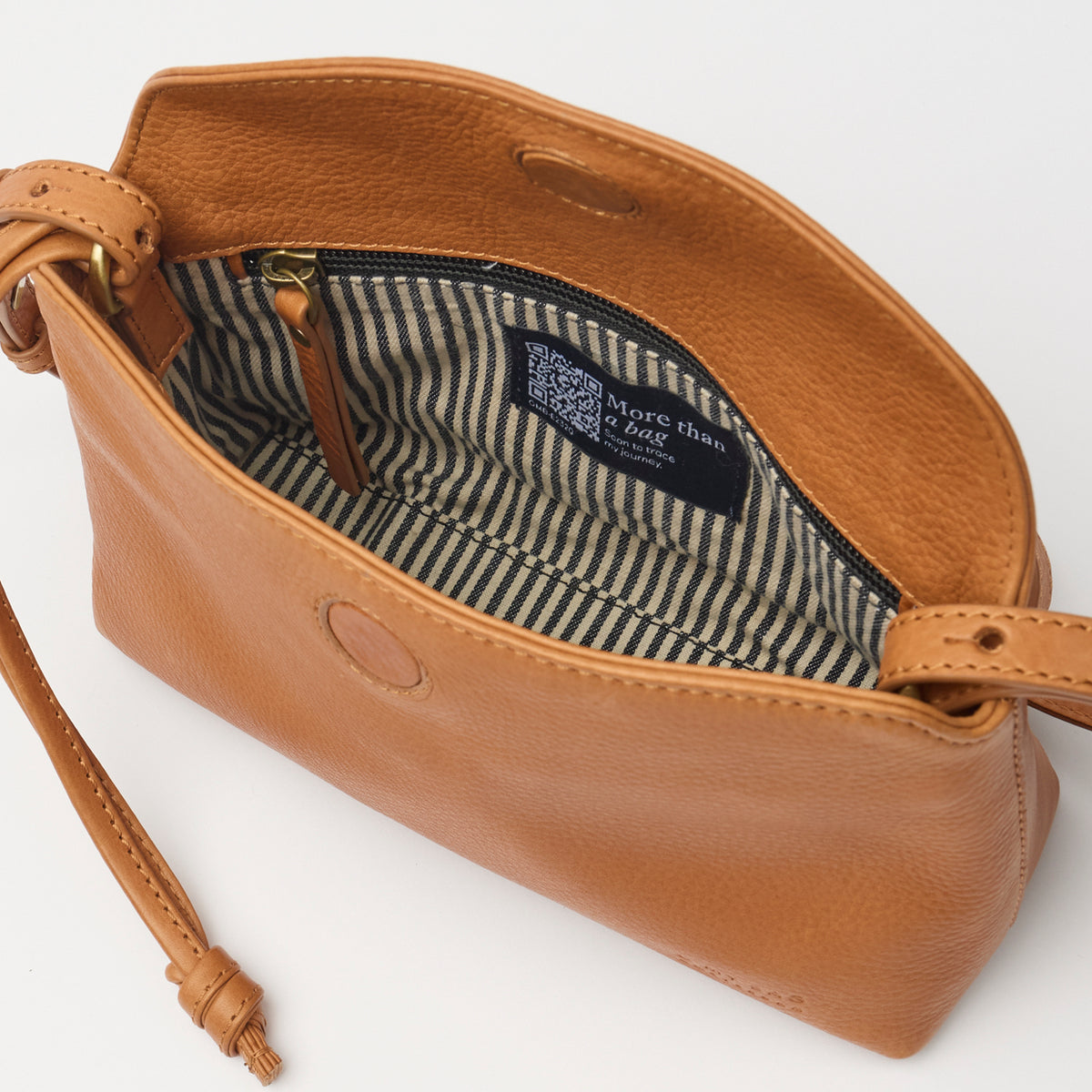Sienna mini Handtasche - Leder Cognac
