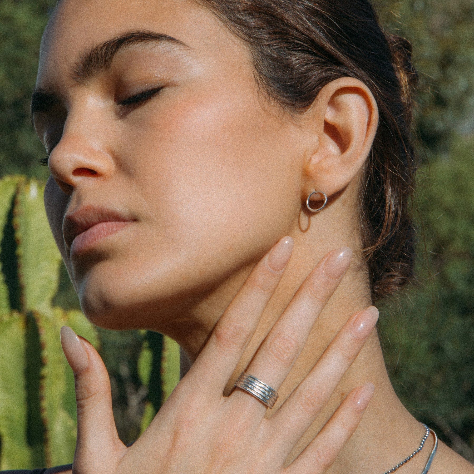 Ohrringe Zyna - silber