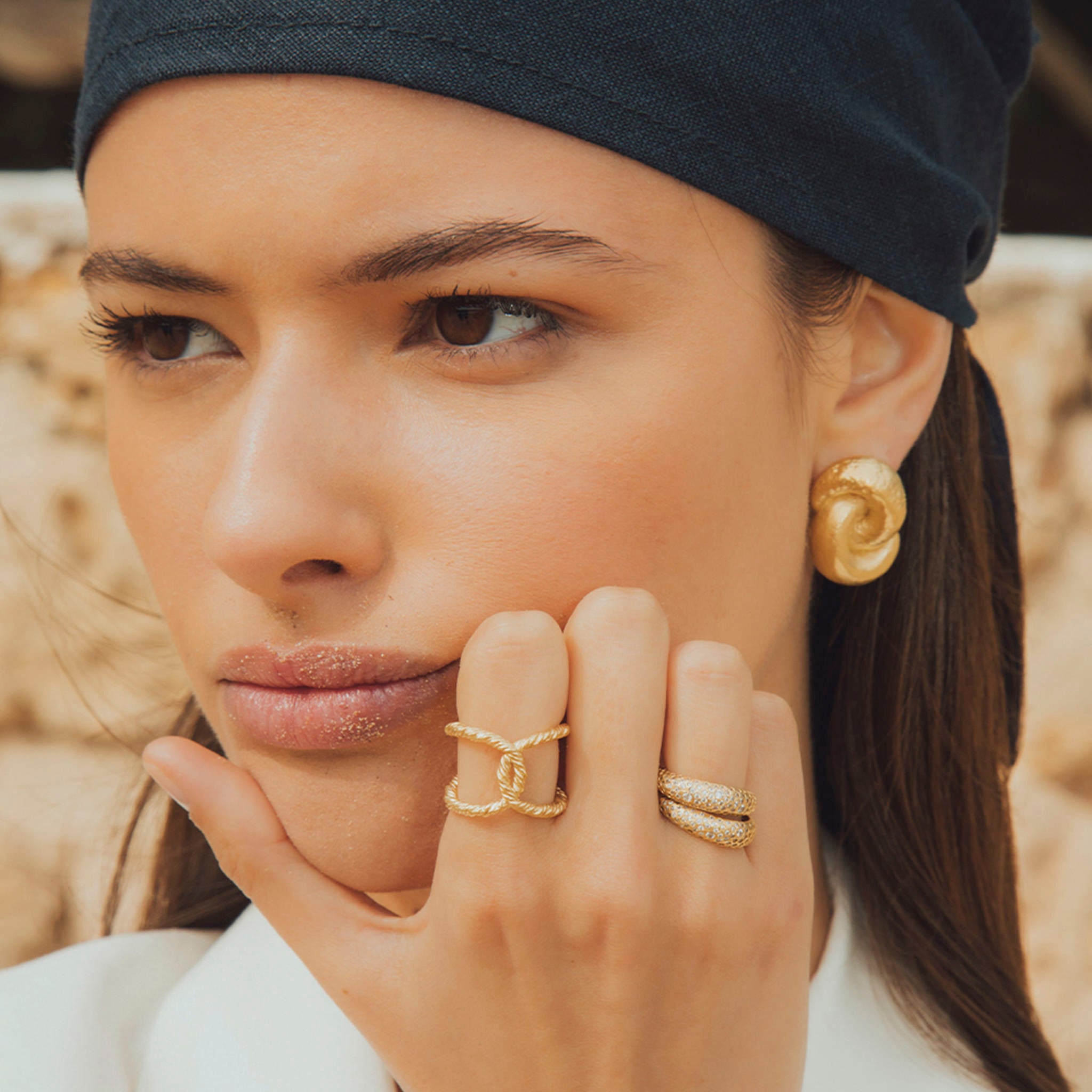 Ohrringe Marca - gold