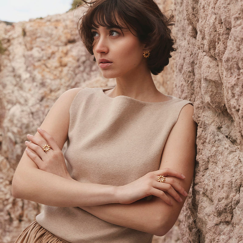 Ohrringe Helia - gold