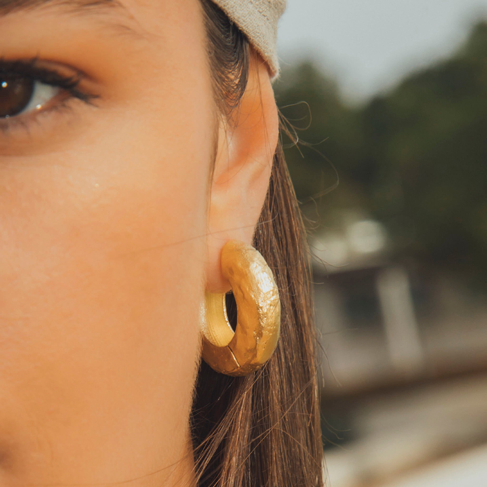 Ohrringe Anilla Large - gold