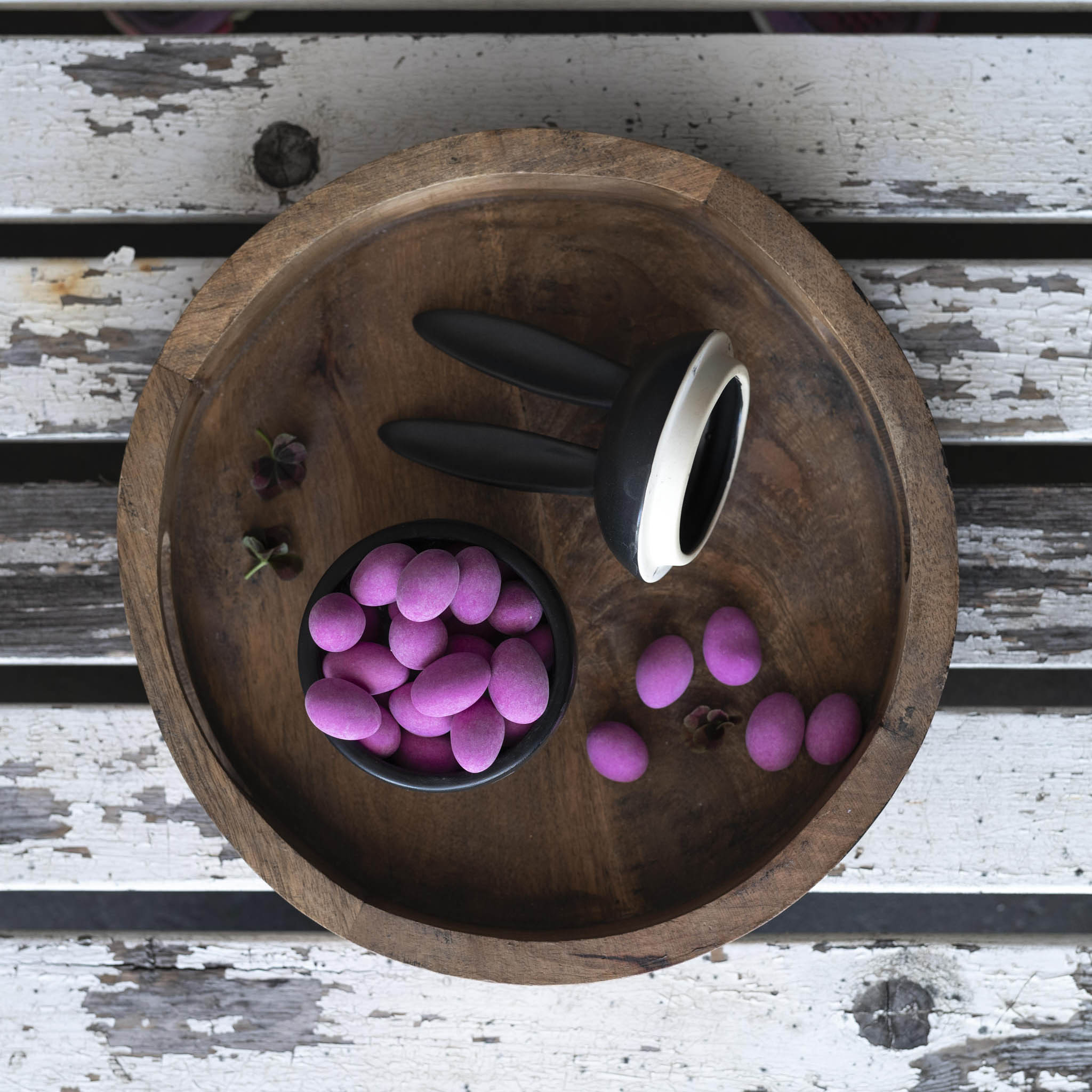 Schale mit Deckel Hase Elaria - schwarz