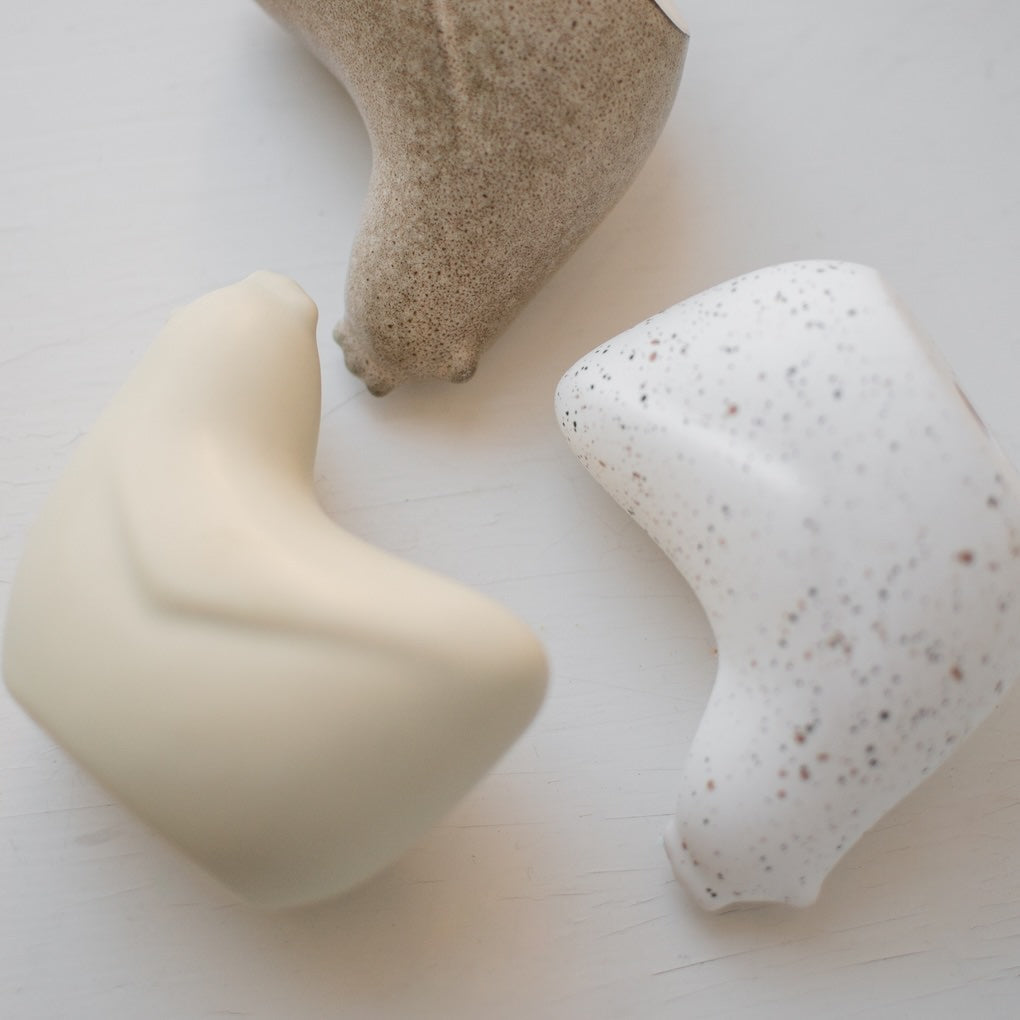 Osterdekoration Mini Hen - white dot