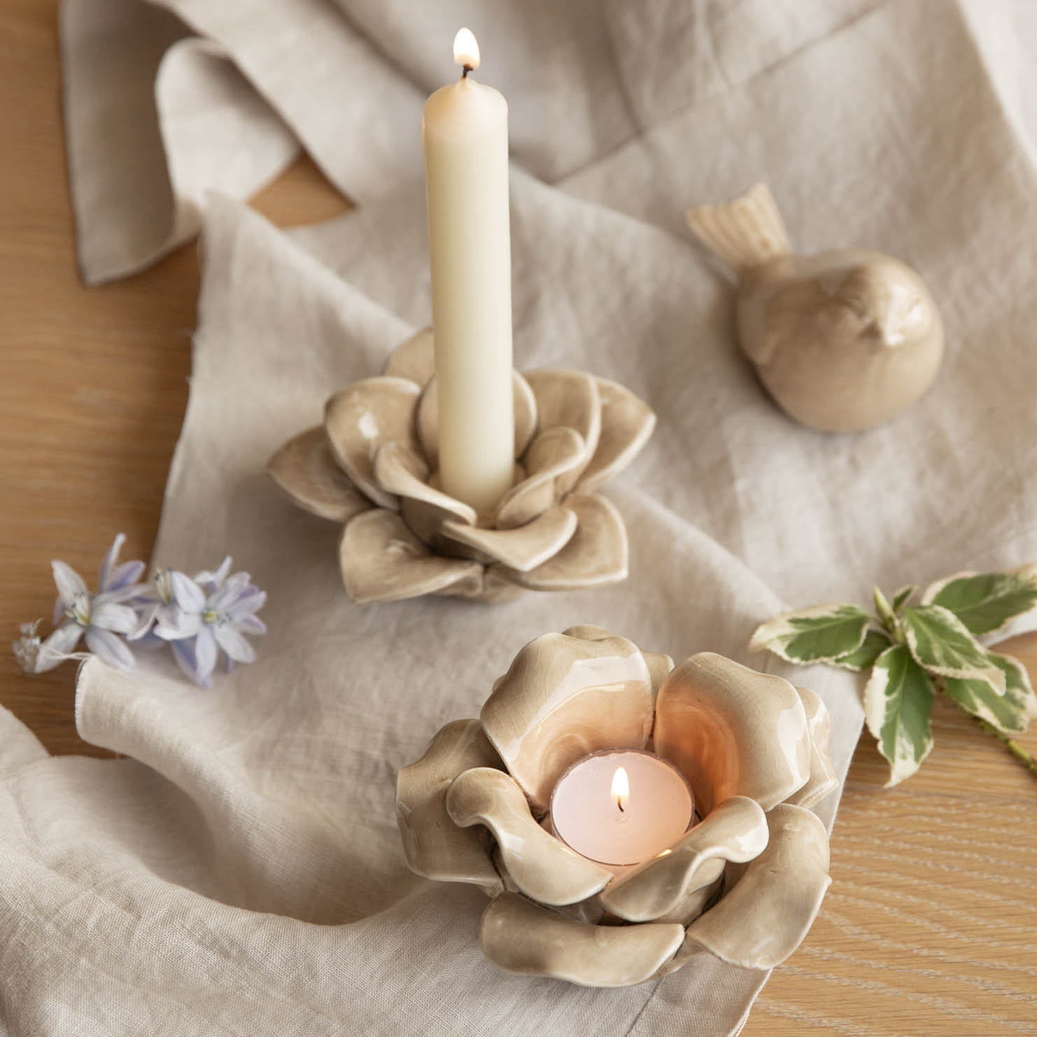 Kerzenhalter Lilly - sand