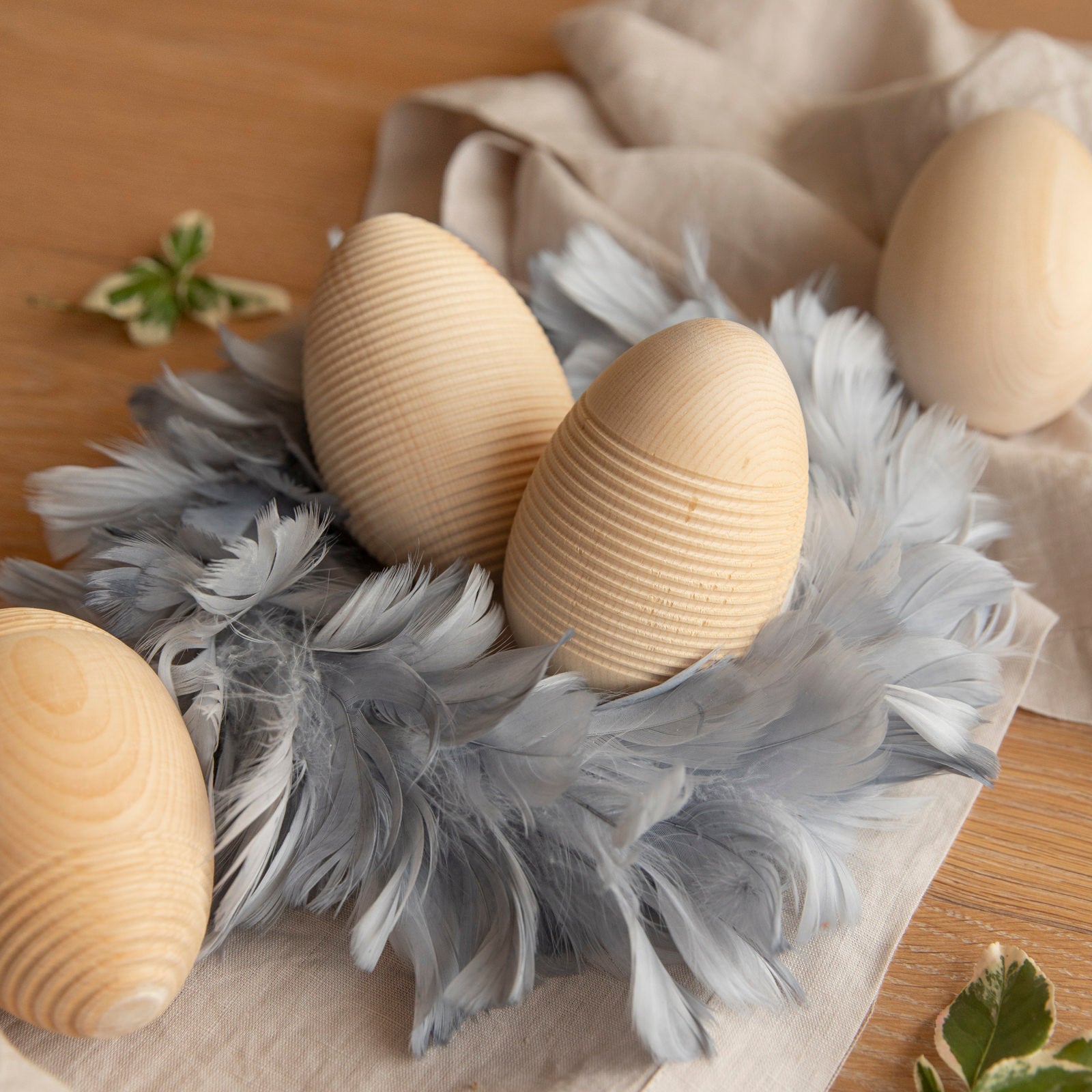 Osterei L - Zirbenholz