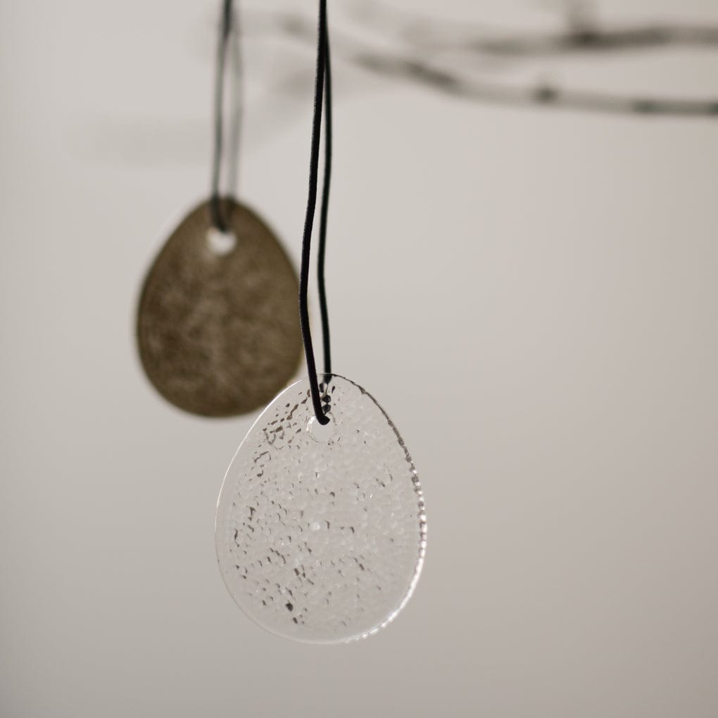 Osterdekoration Airy Anhänger aus Glas - braun