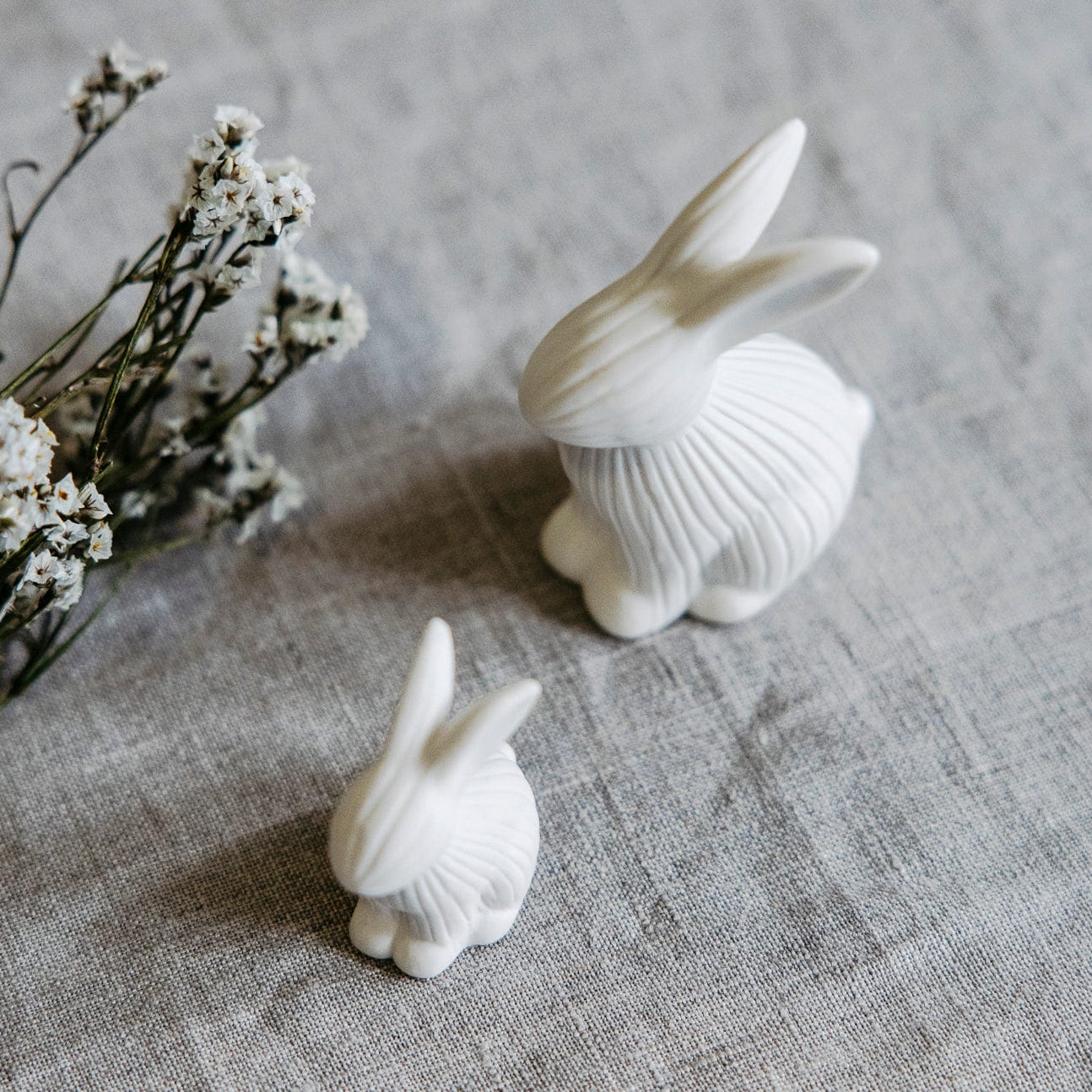 Osterdekoration Hase Arthur - weiß