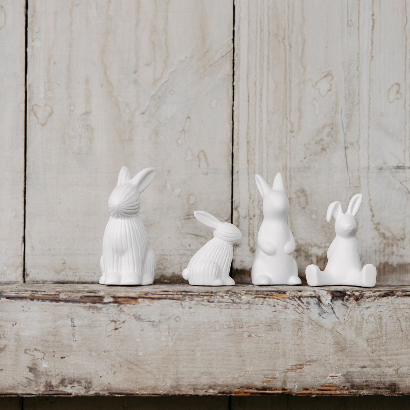 Osterdekoration Hase Arthur - weiß