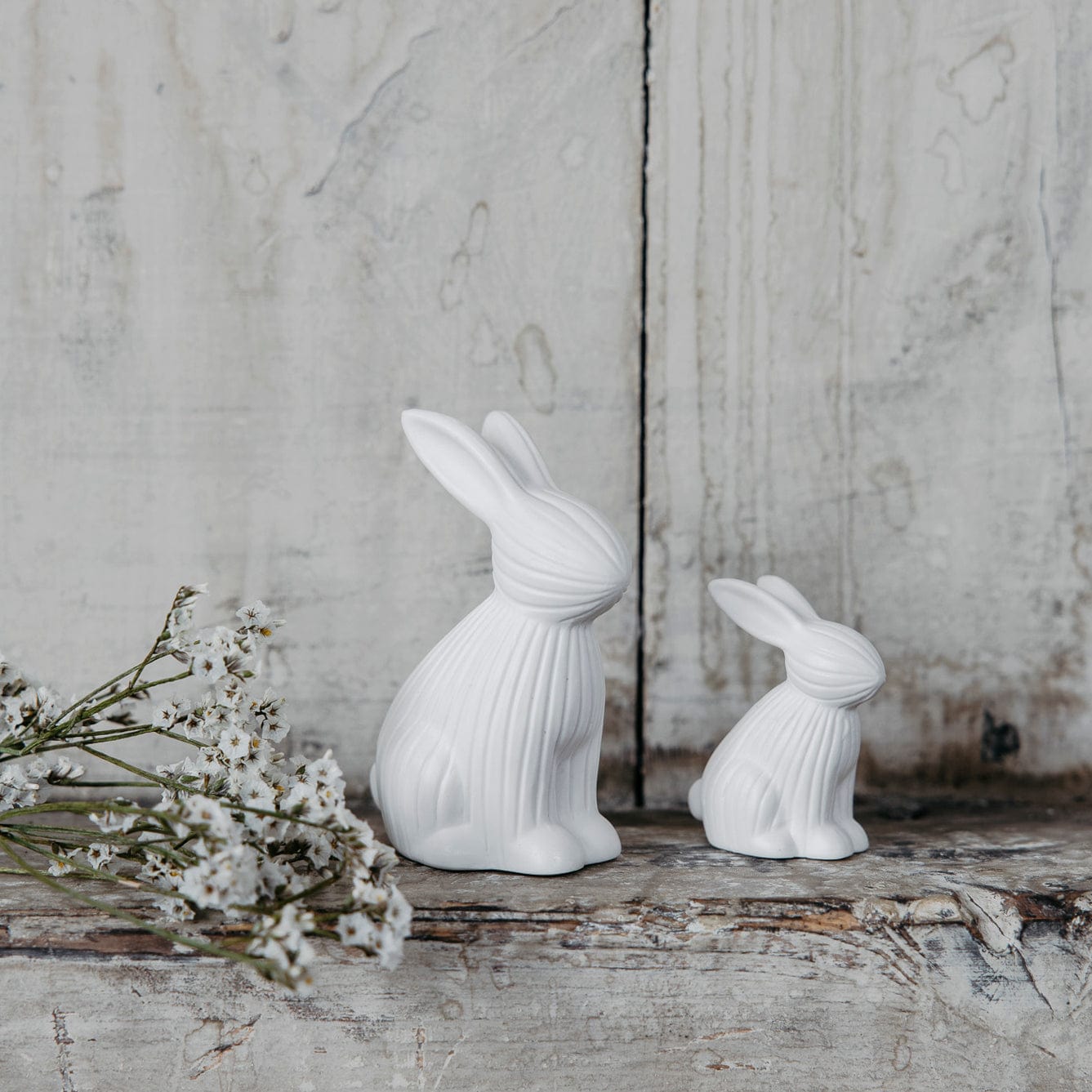 Osterdekoration Hase Arthur - weiß