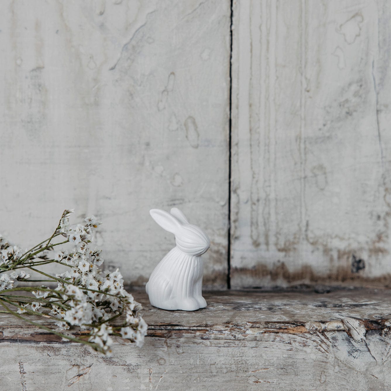 Osterdekoration Hase Arthur - weiß