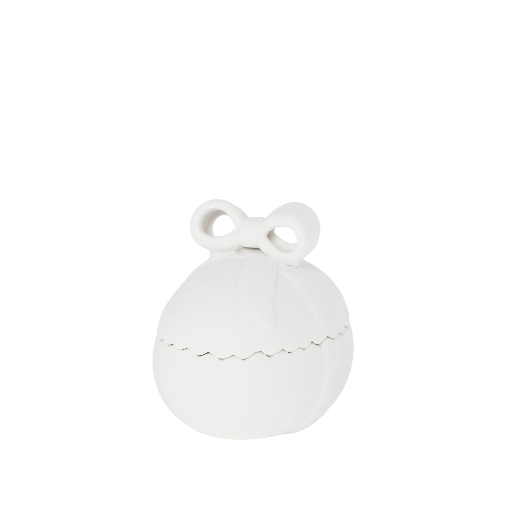 Osterdekoration Schale Lundby - weiß