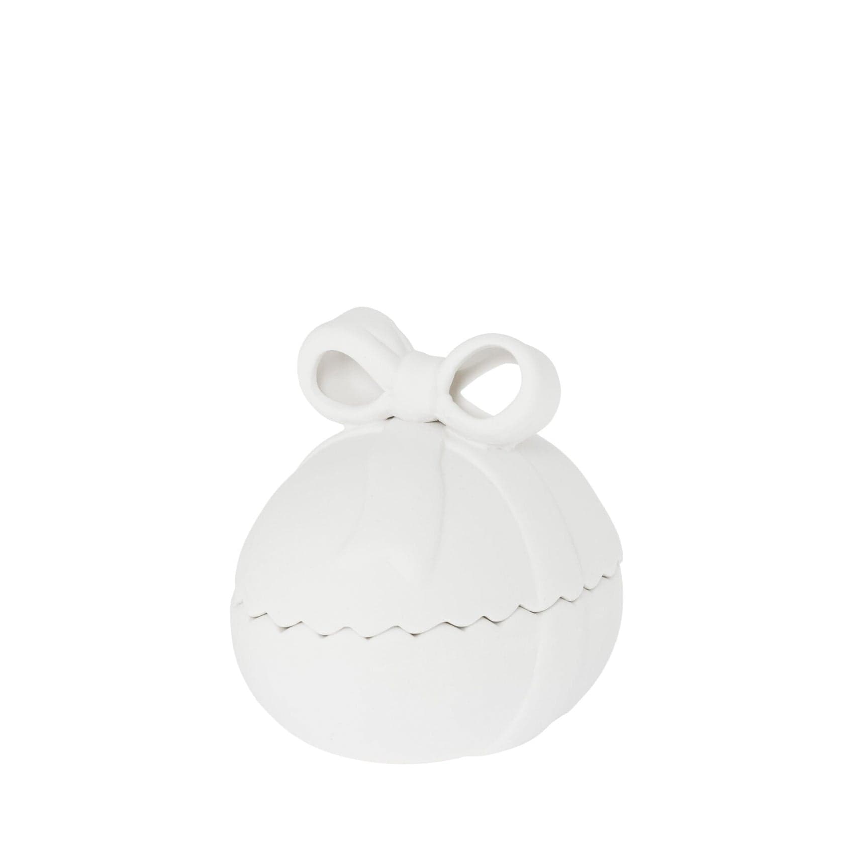 Osterdekoration Schale Lundby - weiß