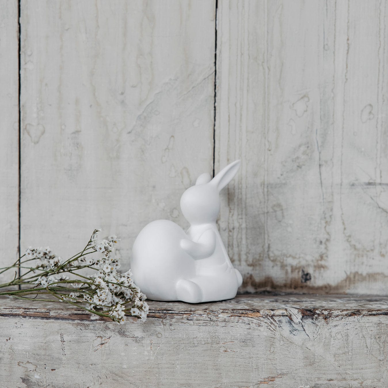 B-Ware Osterdekoration Hase Otto - weiß
