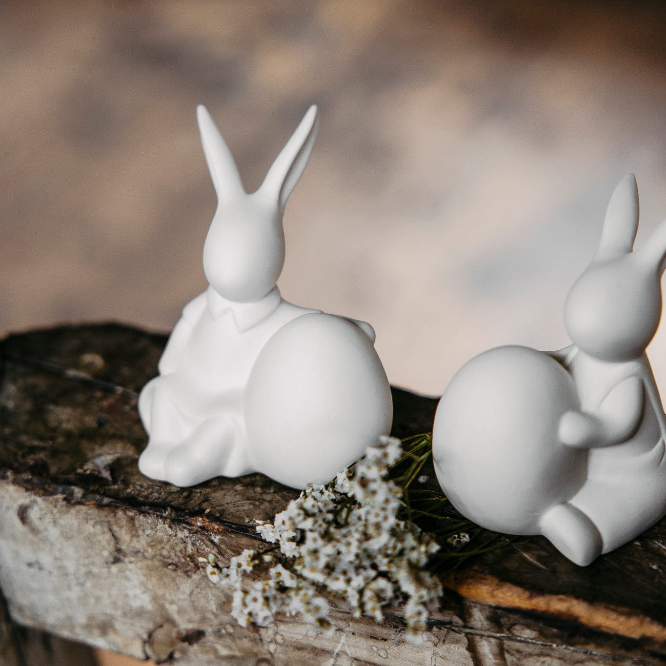 B-Ware Osterdekoration Hase Otto - weiß