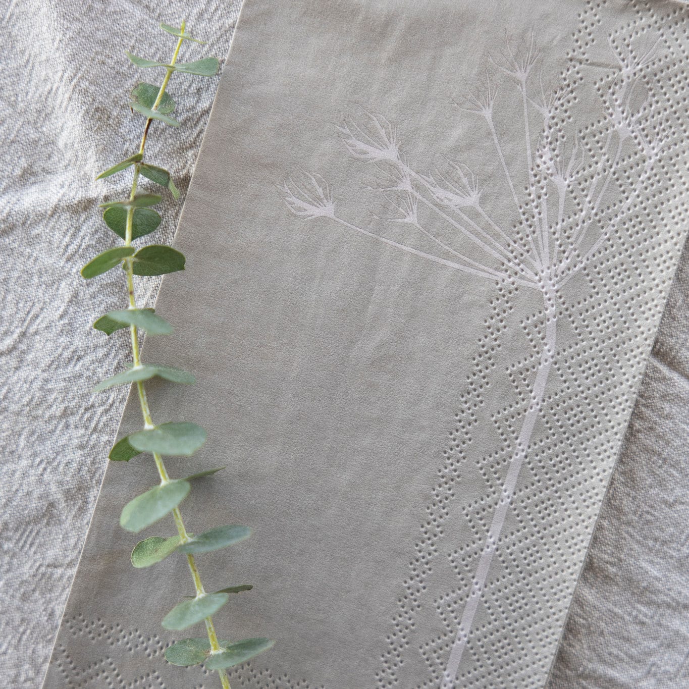 Servietten Kvist - greige