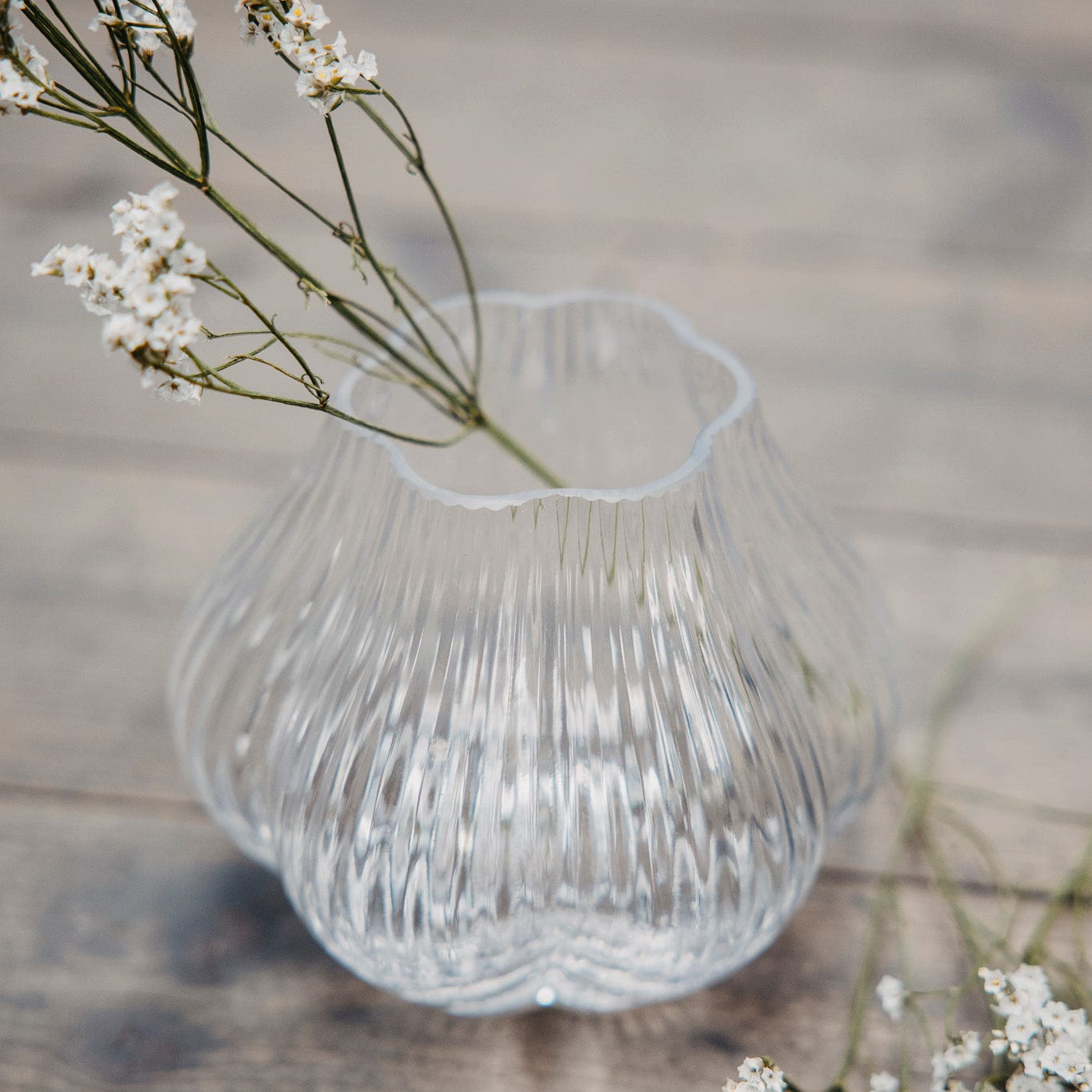 Vase Ängshult Blumenform - Glas