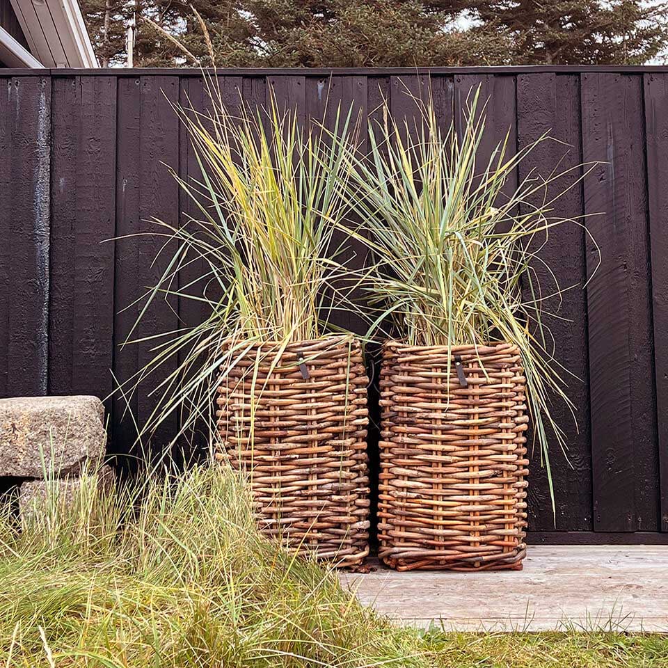 Rattan Korb eckig maxi - 41x66cm