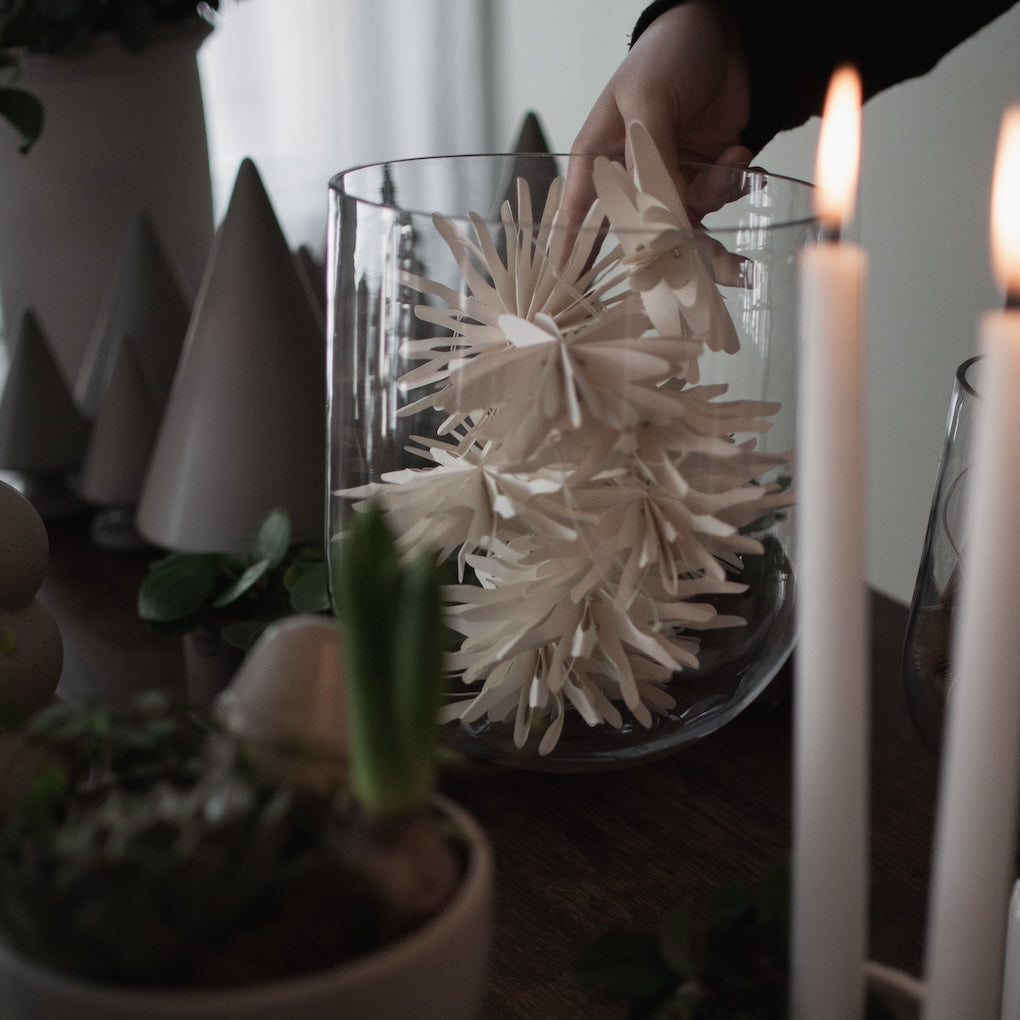 Papierstern Paperflake - weiß