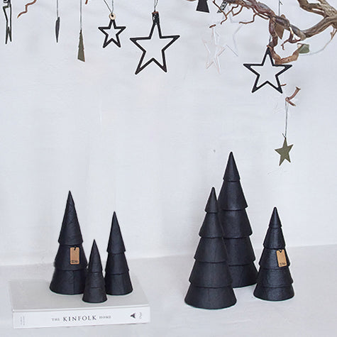 Tannenbaum Pulp 3er Set - schwarz