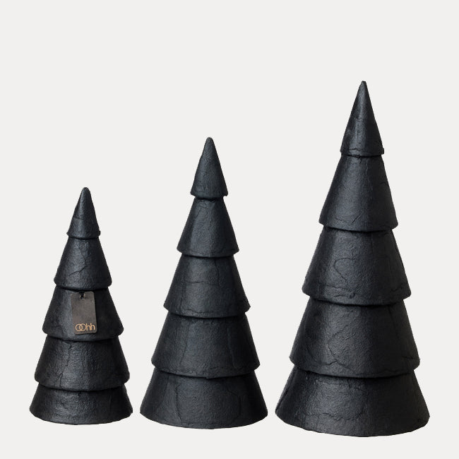 Tannenbaum Pulp 3er Set - schwarz
