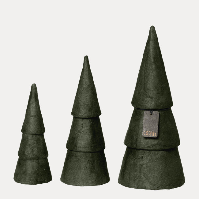 Tannenbaum Pulp 3er Set - olive