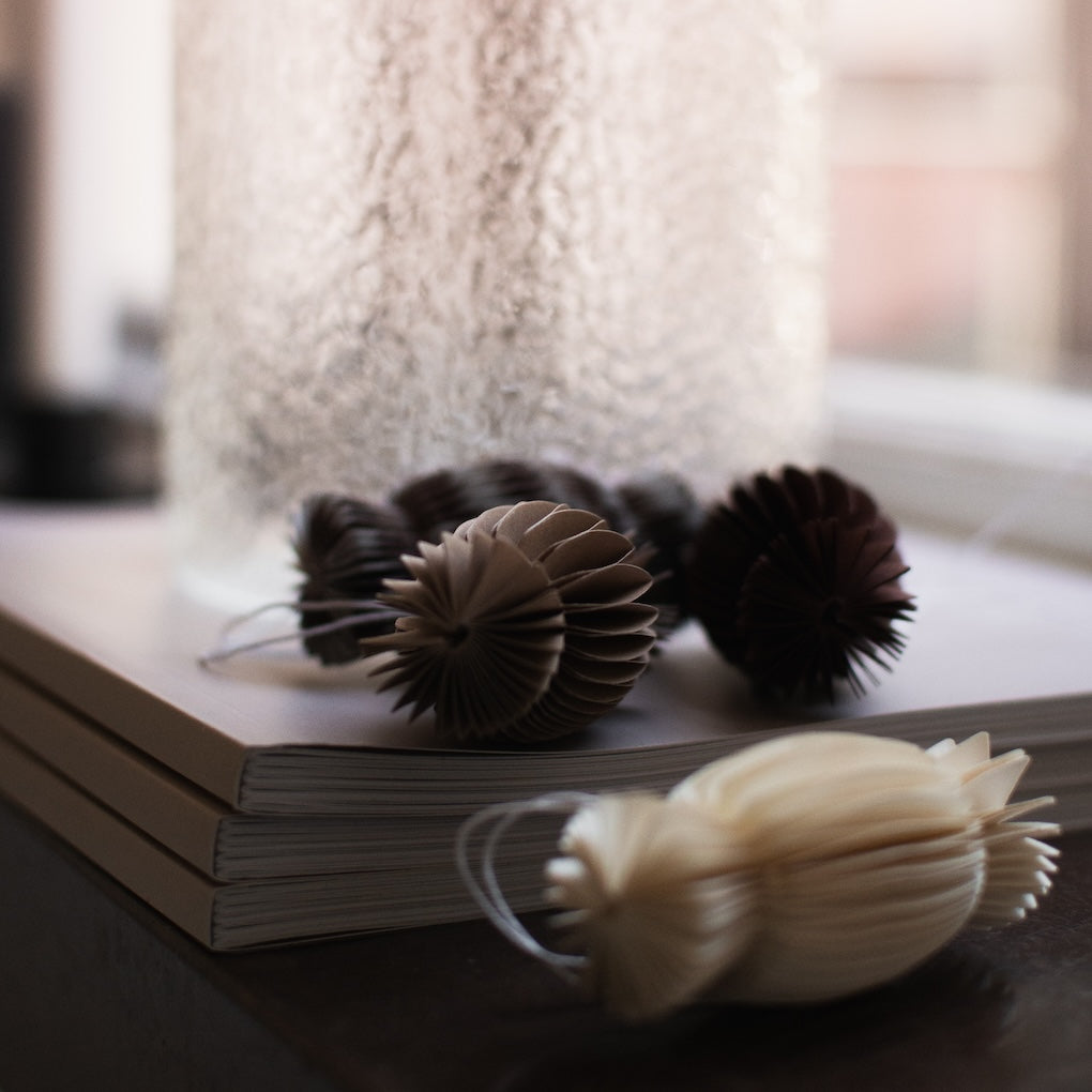 Papieranhänger Candy - beige