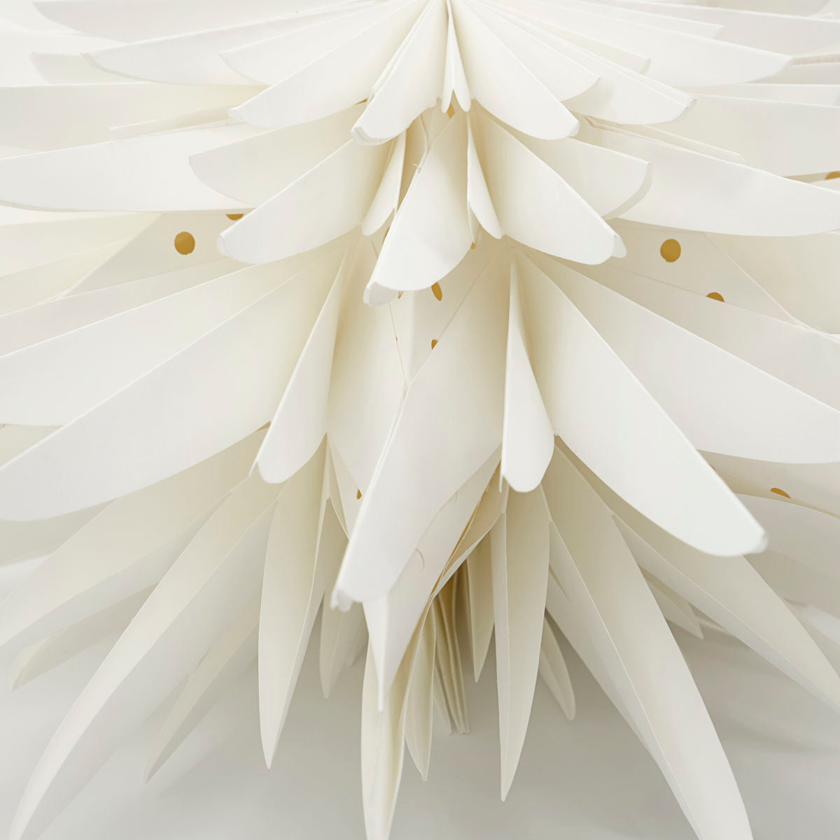 Papierstern Dust Nr 1 - cremeweiß